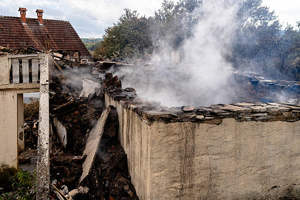 Professional Fire Damage Removal technician working in Abingdon, MD